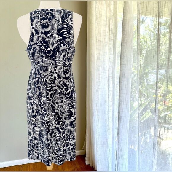 Athleta Santorini High Neck Indigo Floral Dress Size XXS - Picture 7 of 15